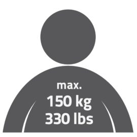 Baderomsstol hvit 150 kg A00602101