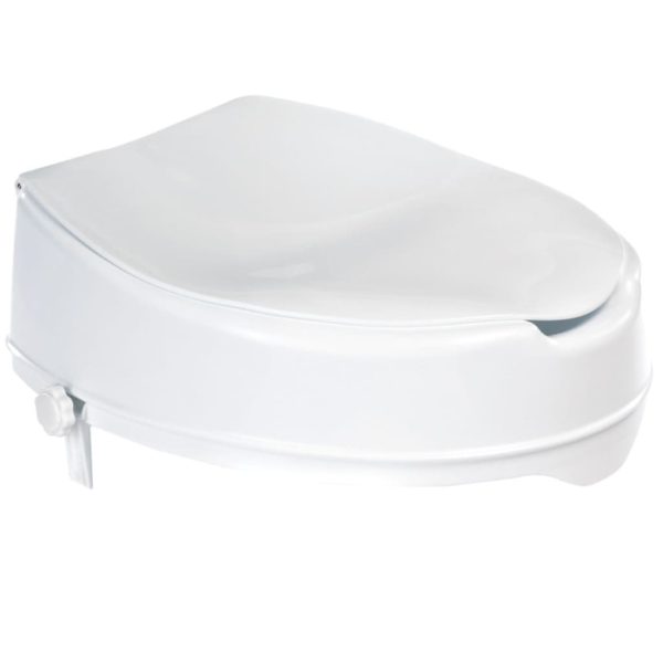 Toalettsete med lokk hvit 150 kg A0071001