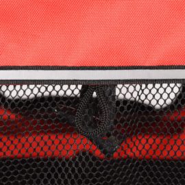Sykkeltilhenger for hund Romero rød 59,5x43x51 cm
