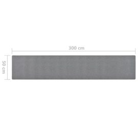 Teppeløper mørkegrå 50×300 cm