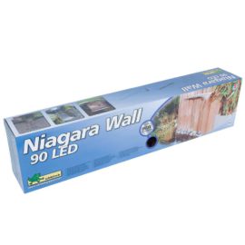 Vannfall med LED Niagara 90 cm rustfritt stål 1312126