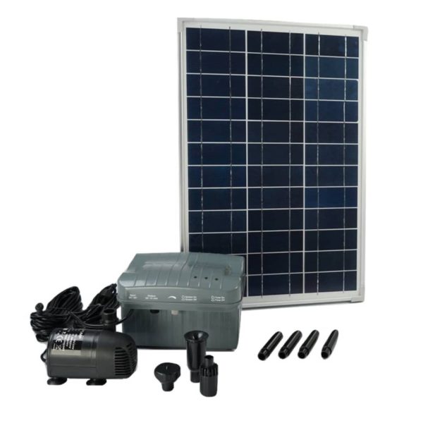 SolarMax 1000 sett med solpanel, pumpe og batteri 1351182