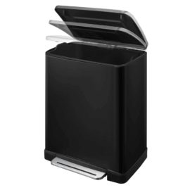 Pedalbøtte E-Cube 50 L matt svart