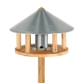 Design Fuglebord med silo og rund sinktak
