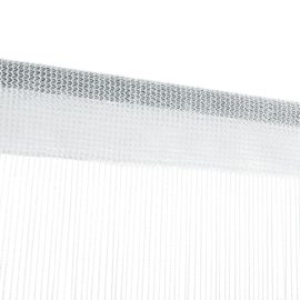 Trådgardiner 2 stk 100×250 cm hvit