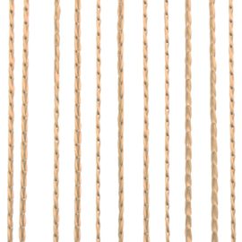 Trådgardiner 2 stk 100×250 cm beige