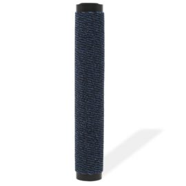 Støvkontroll matte rektangulær tuftet 60×90 cm blå