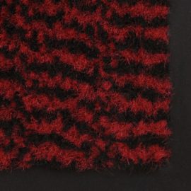 Støvkontroll matte rektangulær tuftet 120×180 cm rød