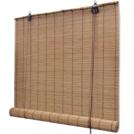 Rullegardin bambus 140×220 cm brun