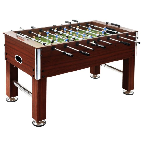 Fotballbord stål 60 kg 140×74,5×87,5 cm brun