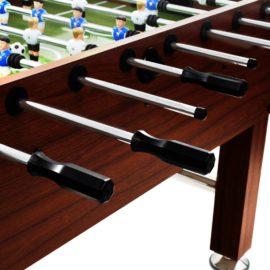 Fotballbord stål 60 kg 140×74,5×87,5 cm brun