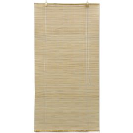 Rullegardiner naturlig bambus 120 x 220 cm