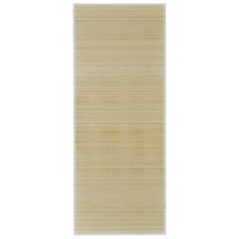naturlig bambus rektangulært 80 x 200 cm