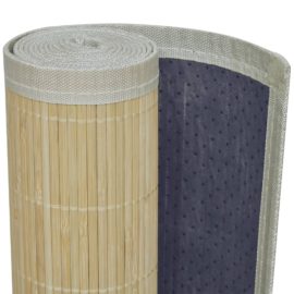 naturlig bambus rektangulært 120 x 180 cm