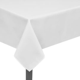 Hvite bordduker 190 x 130 cm