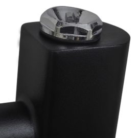 håndklestativ buet svart 500×764 mm
