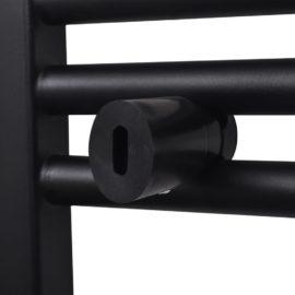 håndklestativ buet svart 500 x 1160 mm