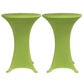 Elastisk bordduk 2 stk 60 cm Grønn