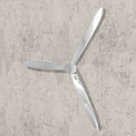 Veggmontert propell aluminium sølv 70 cm