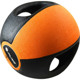 Medisinball med håndtak 4 kg oransje