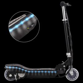 Elektrisk sparkesykkel med LED 120 W svart