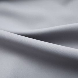 Lystette gardiner med kroker 2 stk grå 140×175 cm