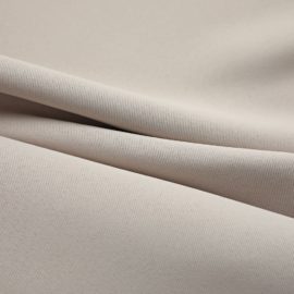 Lystette gardiner med metallringer 2 stk beige 140×225 cm