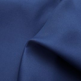 Lystette gardiner med metallringer 2 stk blå 140×225 cm