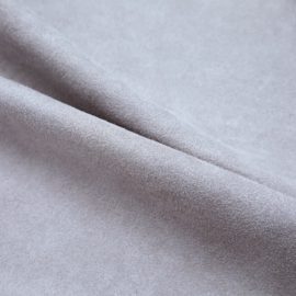 Lystette gardiner med metallringer 2 stk grå 140×245 cm