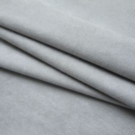 Lystette gardiner med kroker 2 stk grå 140×225 cm