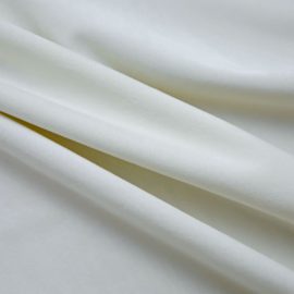 Lystette gardiner med ringer 2 stk fløyel kremhvit 140×225 cm