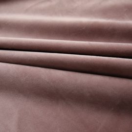 Lystette gardiner med kroker 2 stk fløyel antikk rosa 140x175cm