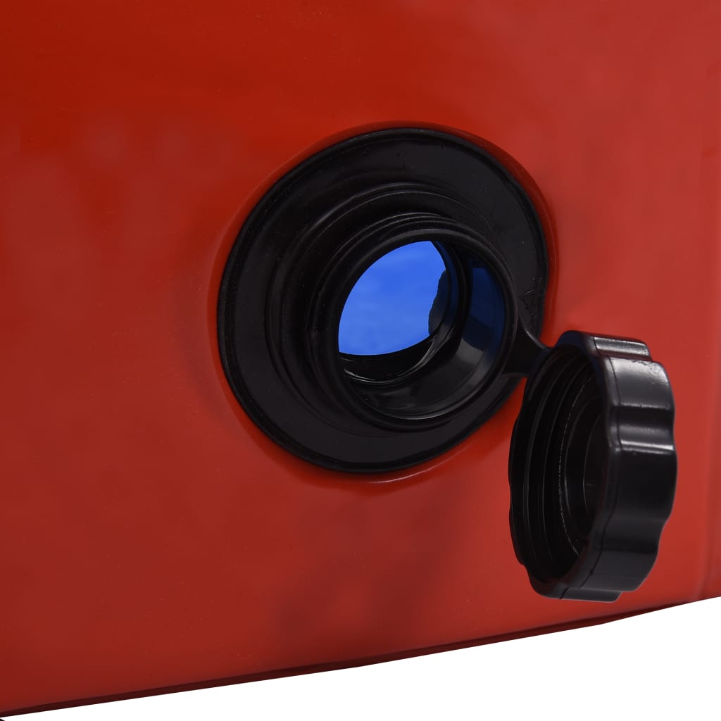 Sammenleggbart hundebasseng rød 160×30 cm PVC