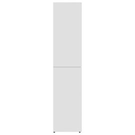 Skoskap hvit 80x39x178 cm sponplate