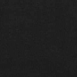 Lystett gardin med kroker og lin-design svart 290×245 cm