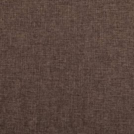 Lystette gardiner kroker og lin-design 2 stk gråbrun 140×175 cm