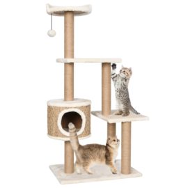Kattetre med klorestolpe 123 cm sjøgress