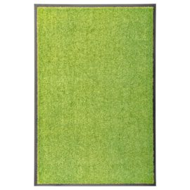 Dørmatte vaskbar grønn 60×90 cm