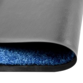 Dørmatte vaskbar blå 40×60 cm