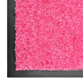 Dørmatte vaskbar rosa 40×60 cm
