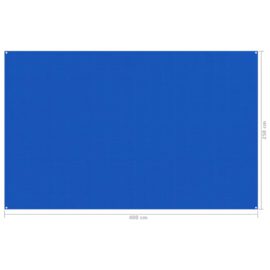 Teltteppe 250×400 cm blå