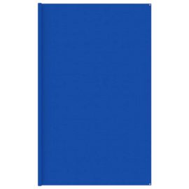 Teltteppe 400×400 cm blå HDPE