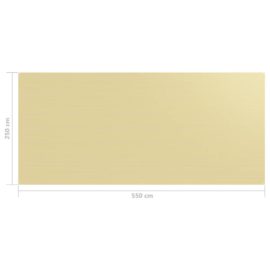 Teltteppe 250×550 cm beige