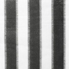 Utendørs rullegardin 80×140 cm antrasitt og hvit stripe