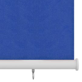 Utendørs rullegardin 160×230 cm blå HDPE