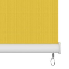 Utendørs rullegardin 140×230 cm gul