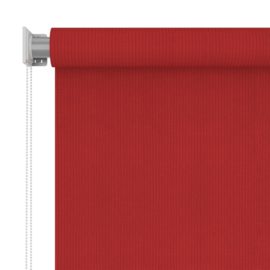 Utendørs rullegardin 80×140 cm rød HDPE