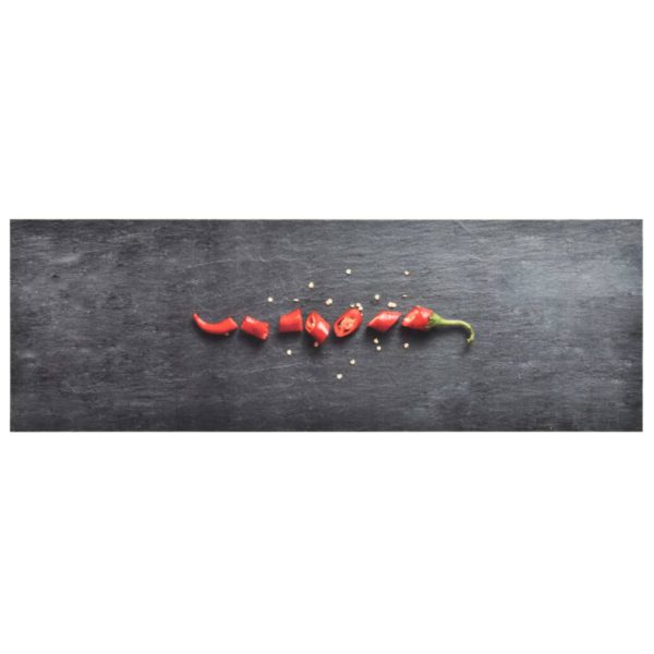 Vaskbart kjøkkenteppe pepper 45×150 cm