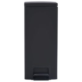 Søppelkasse pedal anti-fingeravtrykk 30L svart rustfritt stål