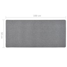 Teppeløper mørkegrå 50×100 cm